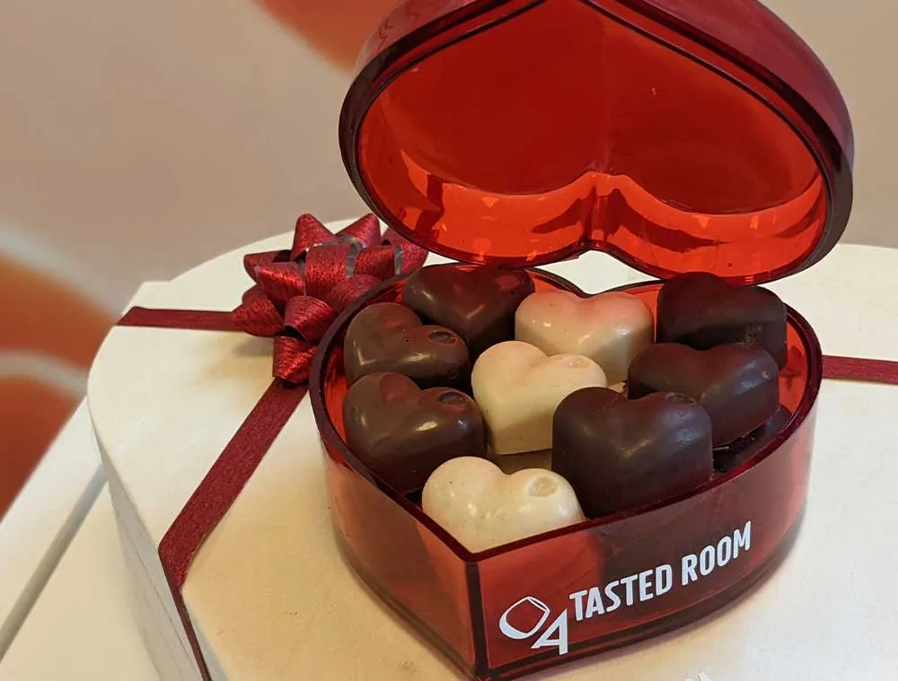 bombones tasted room