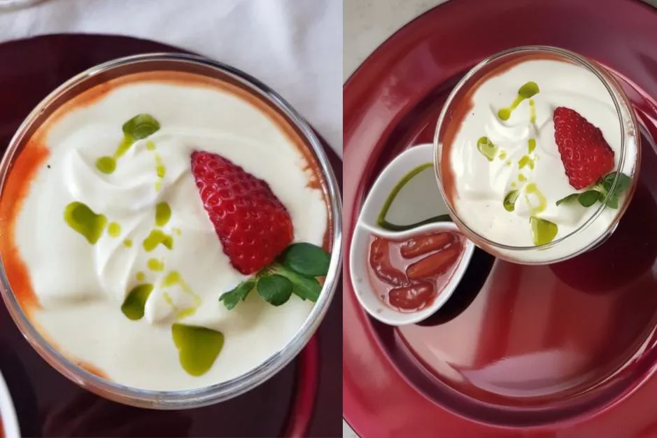 receta yogur con aove fresa sana receta tasted room aceite de oliva virgen extra experiencias