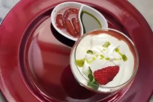 receta yogur con aove fresa sana receta tasted room aceite de oliva virgen extra experiencias