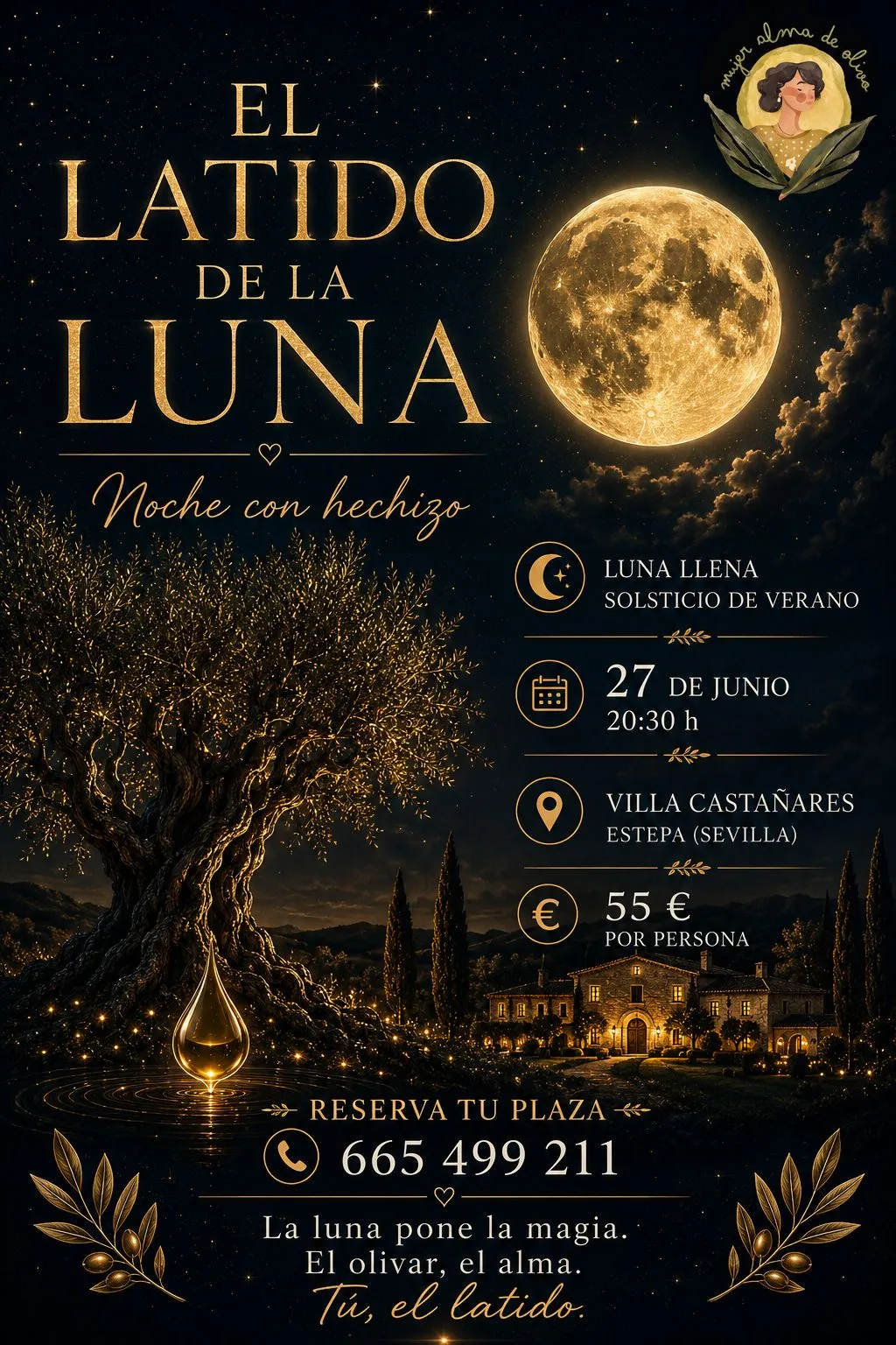 El Latido de la Luna: Noche con Hechizo" – Solsticio de Verano en Estepa
